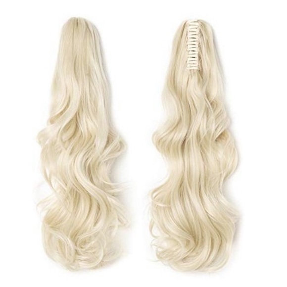 - Blonde Ponytail Jaw Clip in Extension *NEW* main image 2